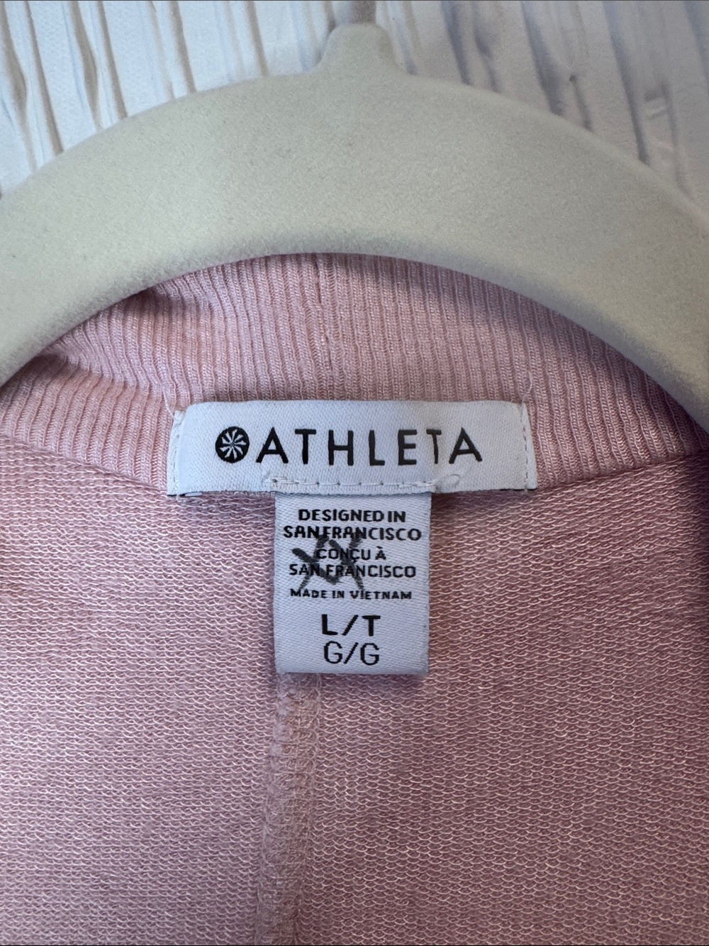 Athleta Blush Pink Open-Front Women’s Cardigan N0428 - Picture 2 of 5